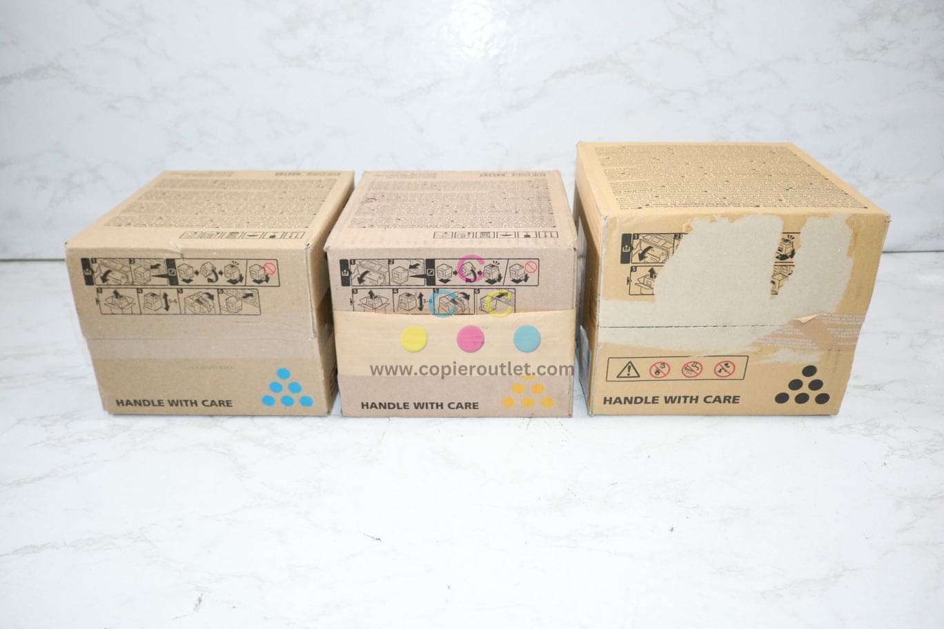 3 New OEM Ricoh IM C8003, C8003S CYK Toner Cartridge 842199, 842197, 842188