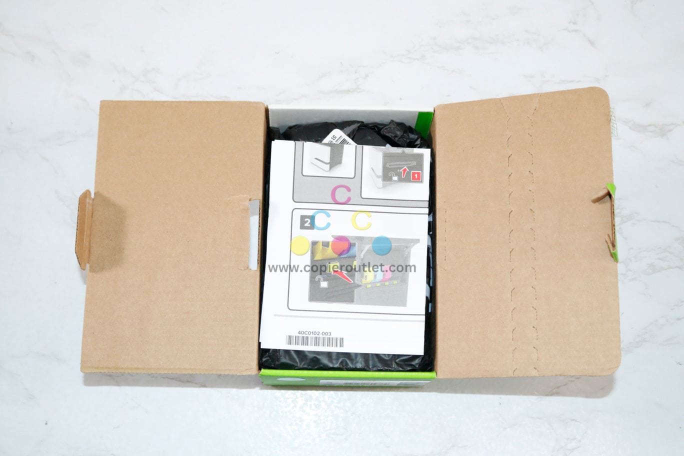 New Open OEM Lexmark XC4140,XC4143,XC4150,XC4153 Cyan High Yield Toner 24B6717