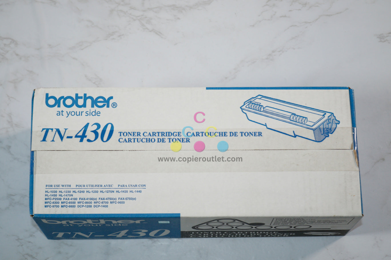 New OEM Brother DCP-1200, Fax-4100e, HL-1230, MFC-8300 Black Toner TN-430 / TN430