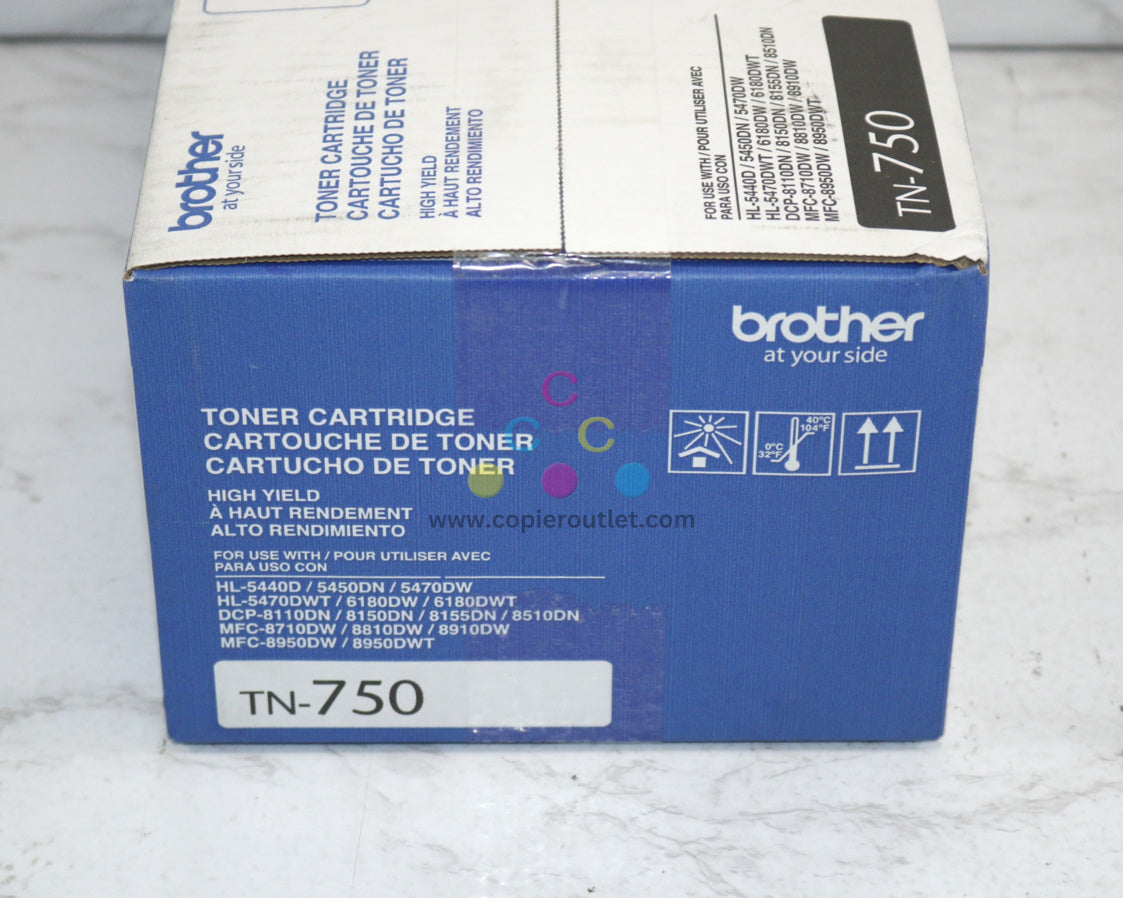 OEM Brothe HL-5540D,6180DW,DCP-8110DN,8950DWT Black Toner TN750 (TN-750)