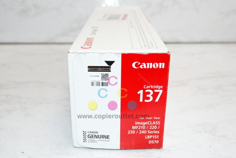 Open OEM Canon imageCLASS MF210,220,230,240 Black Toner 137, 9345B001AA
