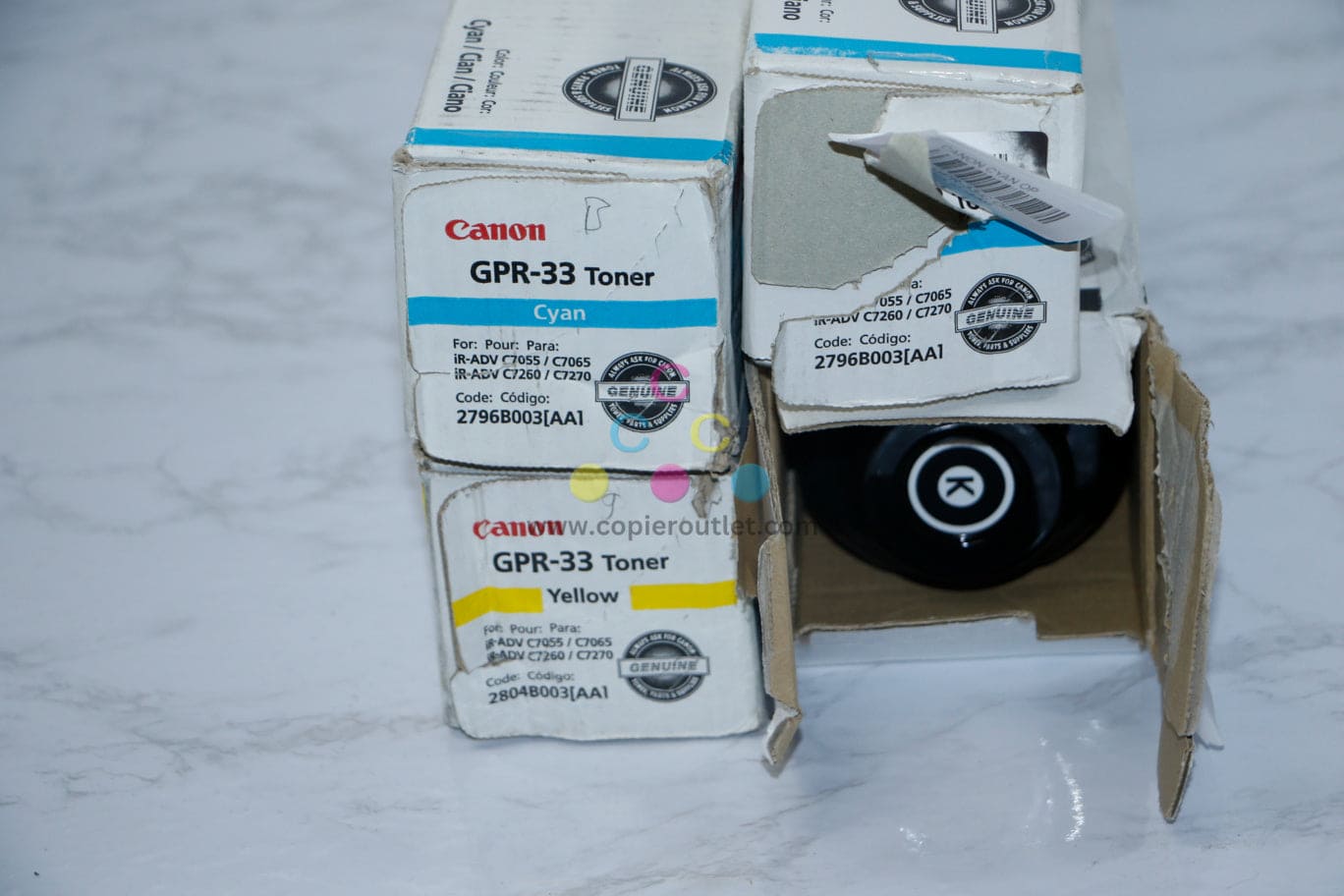Cosmetic Canon GPR-33 CCYK Toner Cart imageRUNNER ADVANCE C7055/C7065/C7260/C7270