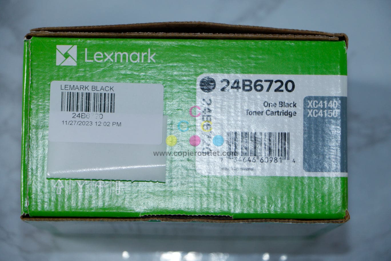 Lexmark 24B6720 Black High Yield Toner Cartridge For XC4140, XC4143, C4150,C4153