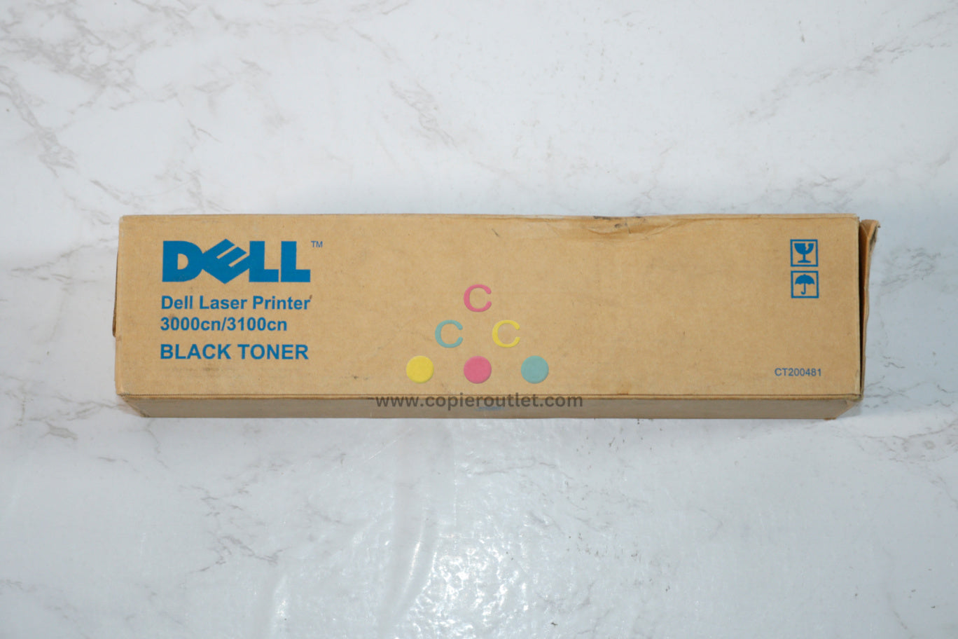 Cosmetic OEM Dell Laser Printer 3000cn/3100cn Black Toner Cartridge, CT200481