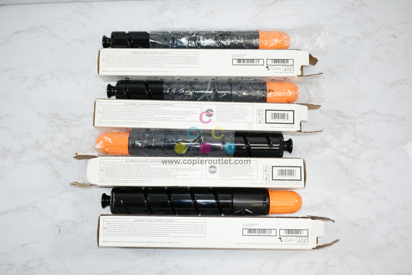 4 Open OEM Canon iR Advance C5030,C5035,C5235 CMKK GPR-31 Toners