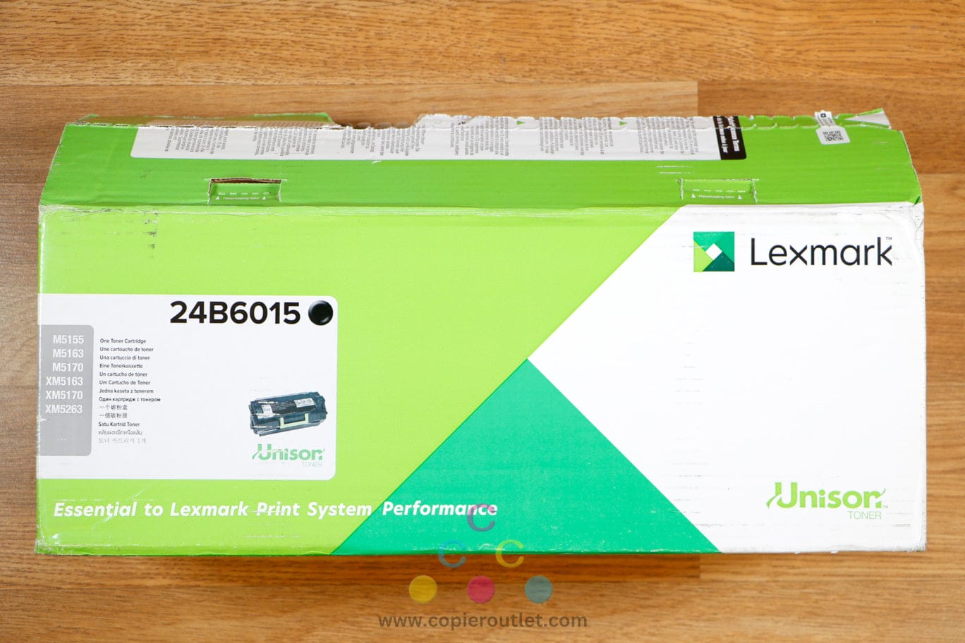 Open Lexmark 24B6015 Black Extra High Yield Toner Cartridge M5155 M5163 XM5263 !