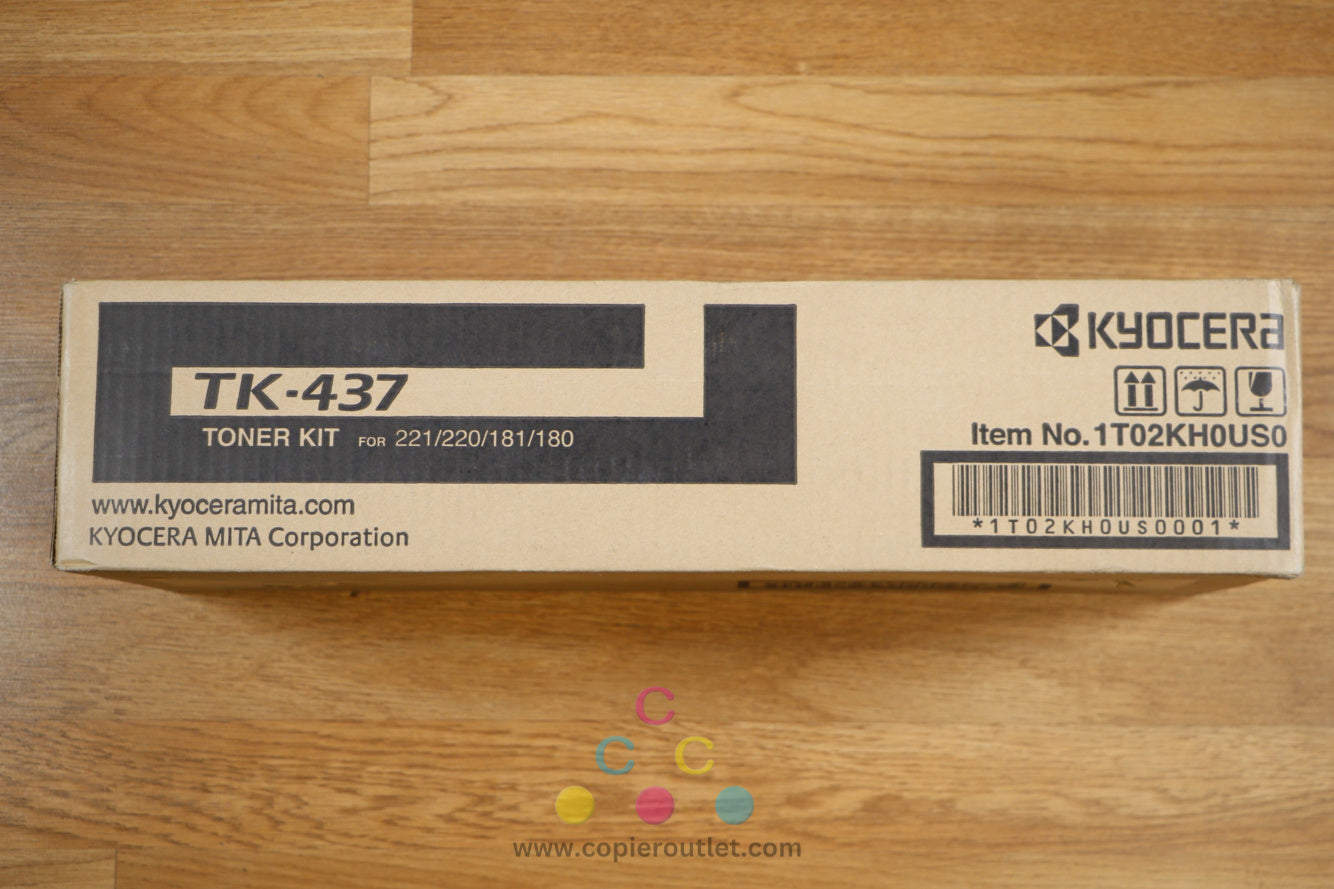 Cosmetic Genuine Kyocera TK-437 Black Toner Kit Kyocera 221 220 181 180 Same Day