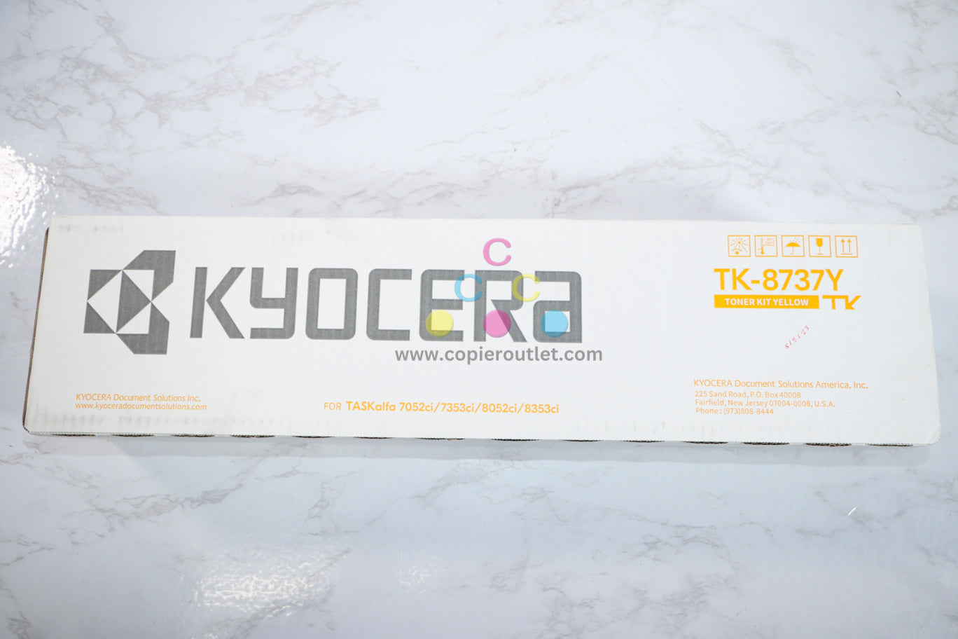 New OEM Kyocera TASKalfa 7052ci,7353ci,8052ci,8353ci Yellow Toner TK-8737Y