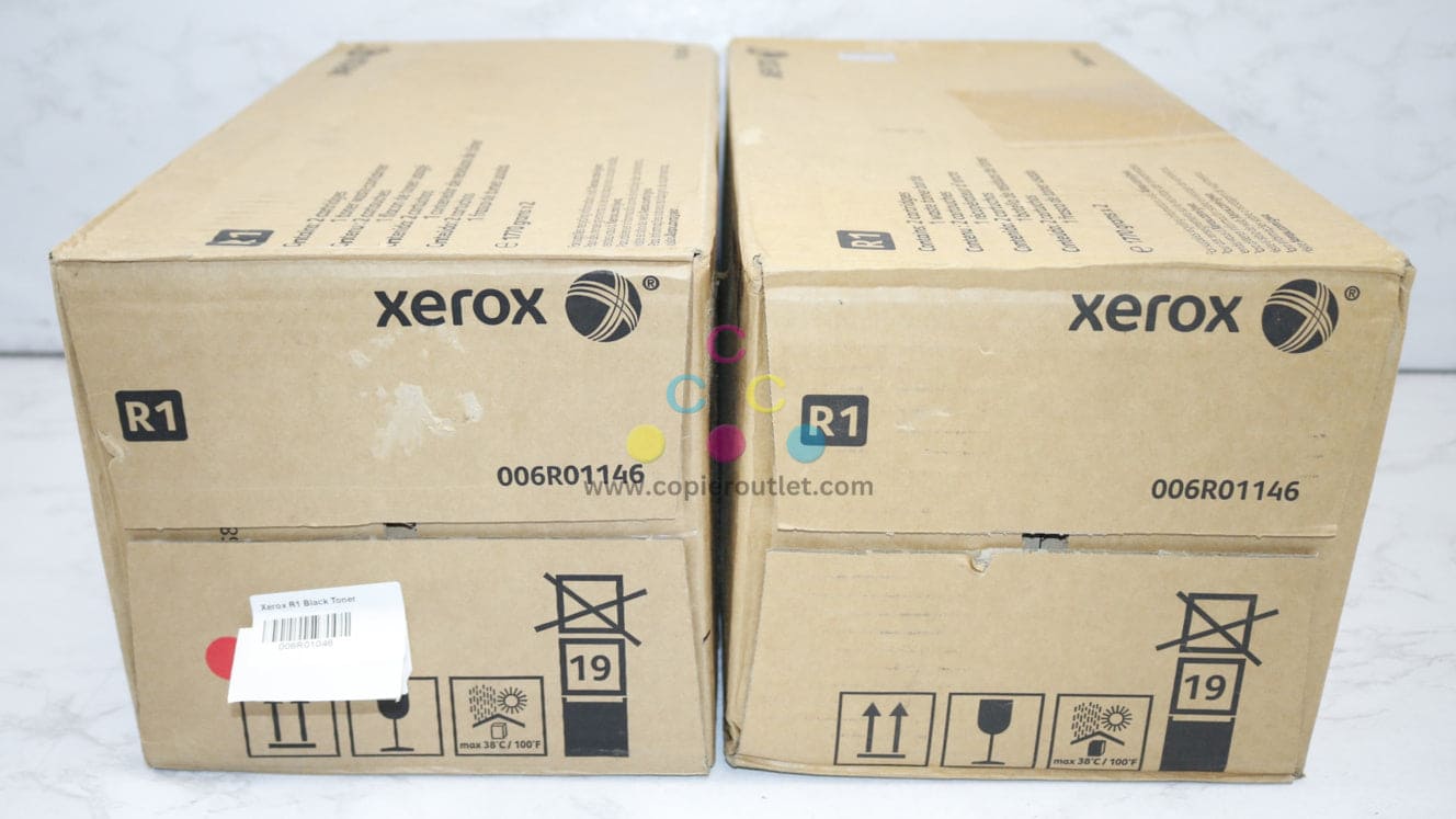2 Cosmetic OEM Xerox WorkCentre 265,C165,C175 Black Toner Cartridges 006R01146