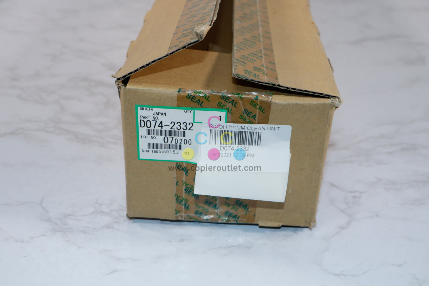 Open Box Genuine Ricoh Pro C651EX, C751EX Cleaning Unit D074-2332 (D0742332)