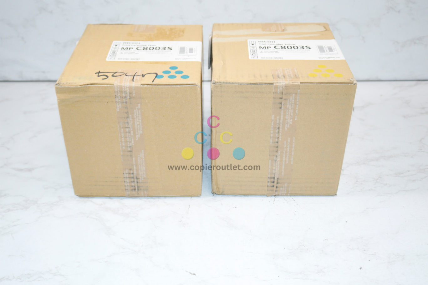 2 OEM Ricoh MP C8003S,IM C6500/MP C6503,C8003 CY 842189,91 Toner Cartridges