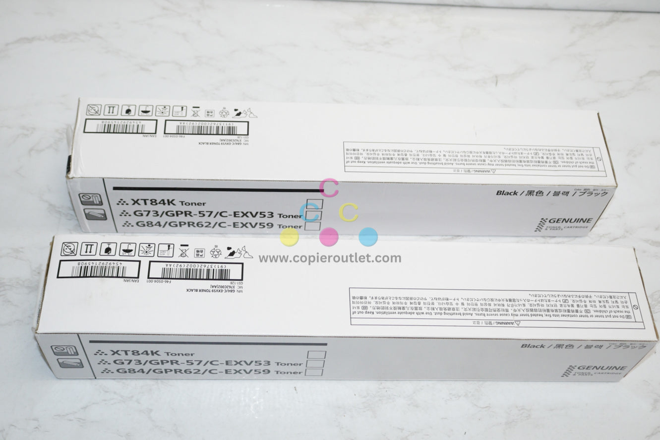 2 New Compatible Canon imageRUNNER 4525i III,4535i,4545i Black Toners GPR-57K Same Day Ship