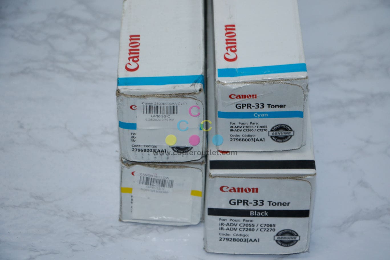 Cosmetic Canon GPR-33 CCYK Toner Cart imageRUNNER ADVANCE C7055/C7065/C7260/C7270