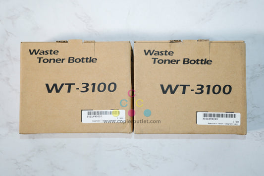 2 OEM Kyocera ECOSYS M3040idn Waste Toner Bottles  WT-3100 / WT3100 (302LV93020)