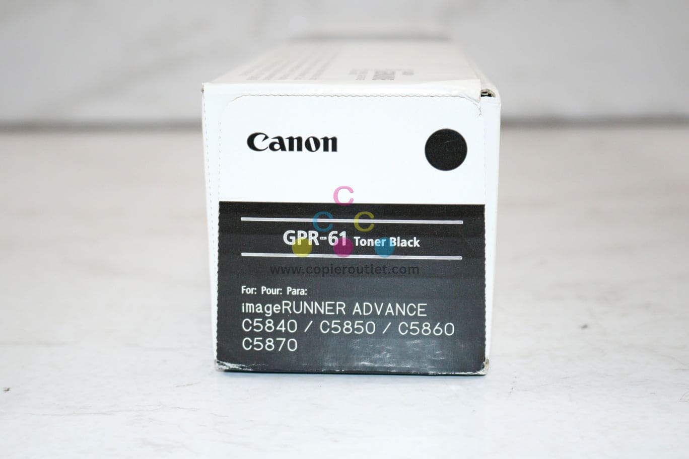 OEM Canon iR ADVANCE C5840i,C5850i,C5860i,C5870i GPR-61 Black Hi Yield Toner