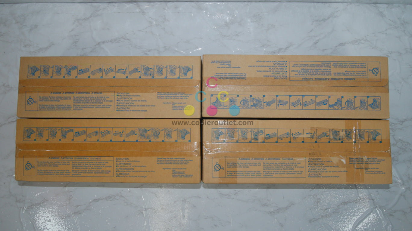 4 New Genuine Konica Minolta bizhub C20, C30 Series IU312 CMYK Imaging Units