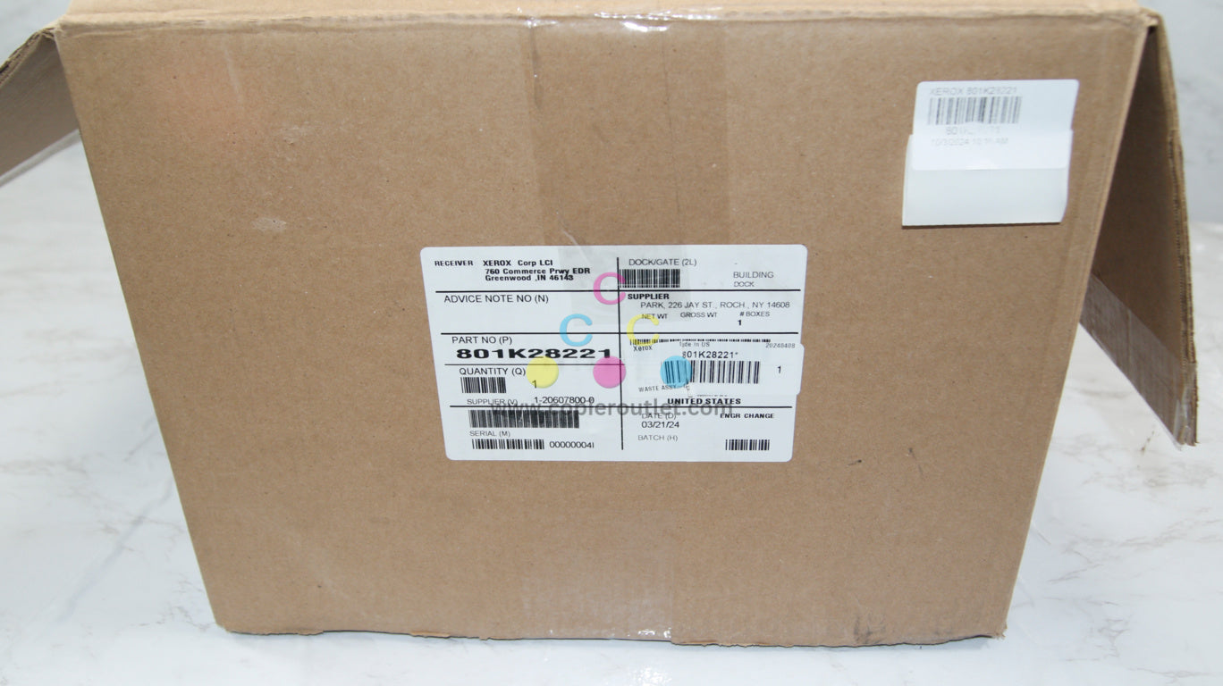 Open OEM Xerox Waste Assembly 801K28221, Same Day Shipping!!