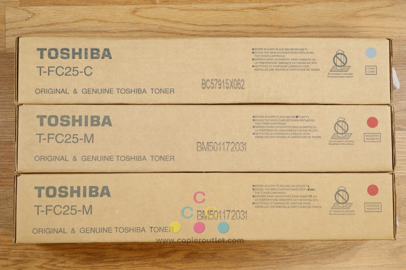 Genuine Toshiba T-FC25 CMM Toner Cartridge eSTUDIO 2040C 2540C 3040C 3540C 4540C