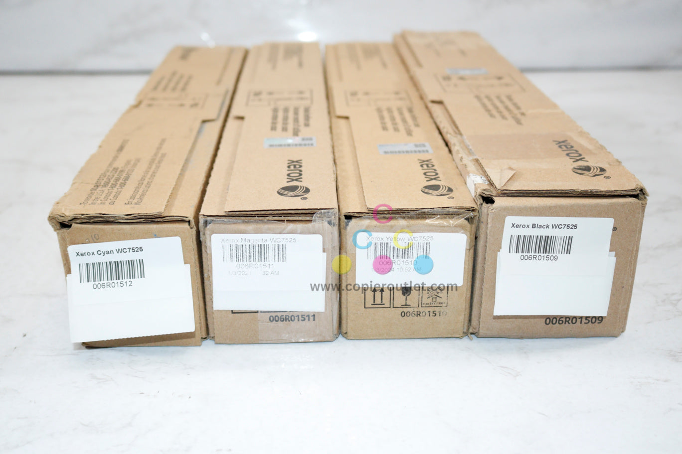 OEM Xerox WC 7525, 7530 AltaLink C8030, C8035  006R01509,10,11,12 CMYK Toner Set