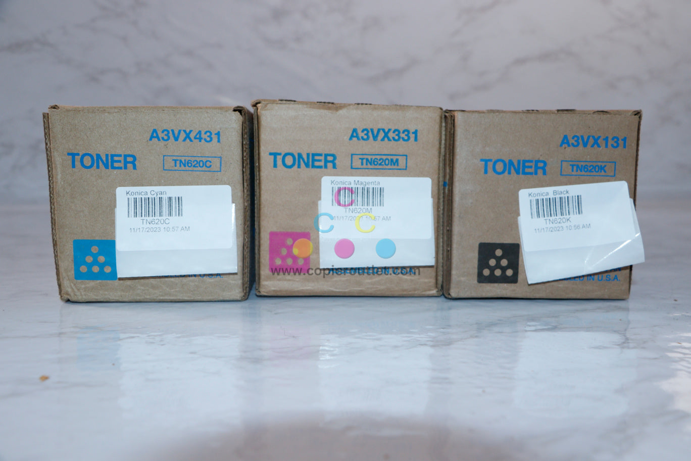 Konica TN620 CMK Toner Cart AccurioPress C2060 C2070 C3070 C3080 C3080P