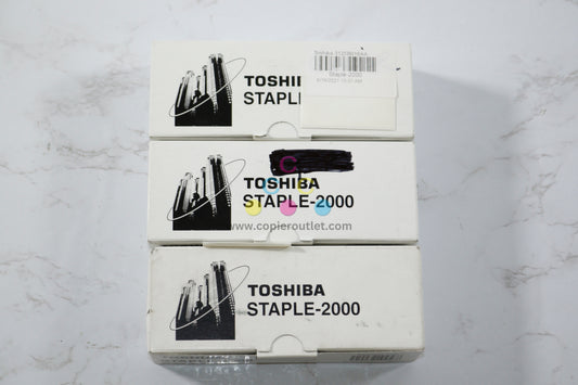 3 New OEM Toshiba E Studio 202L,230,232,2330C STAPLE-2000 Cartridges, NO.502C-T