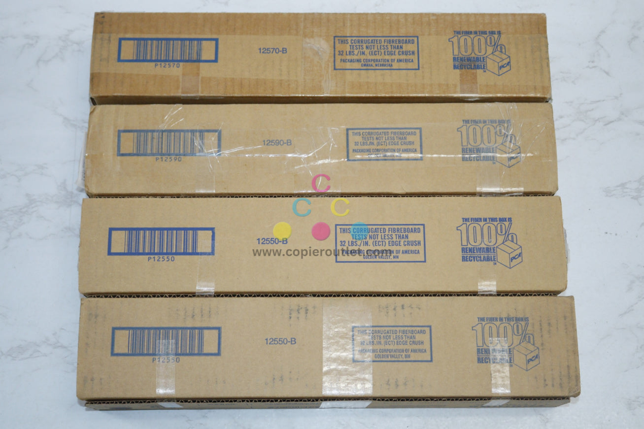 4 OEM Toshiba e-STUDIO 2555C,3055C,5055C,5055CG T-FC50U CMKK Toners (No Yel)