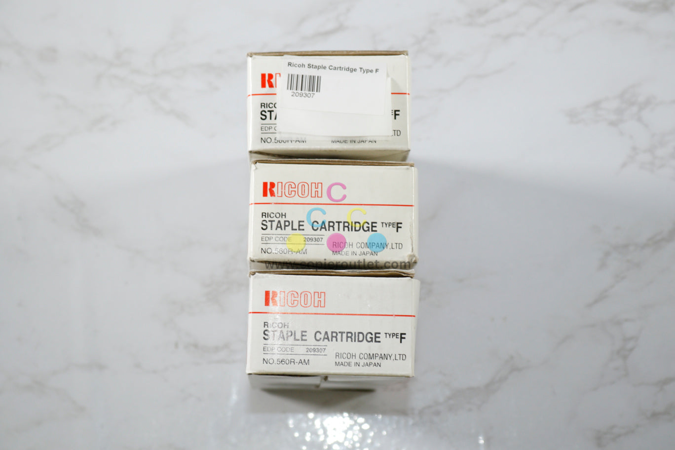 OEM Ricoh SR610,SR700,SR710 Type F Staple Cartridge 209307, 560R-AM (13 carts in total)