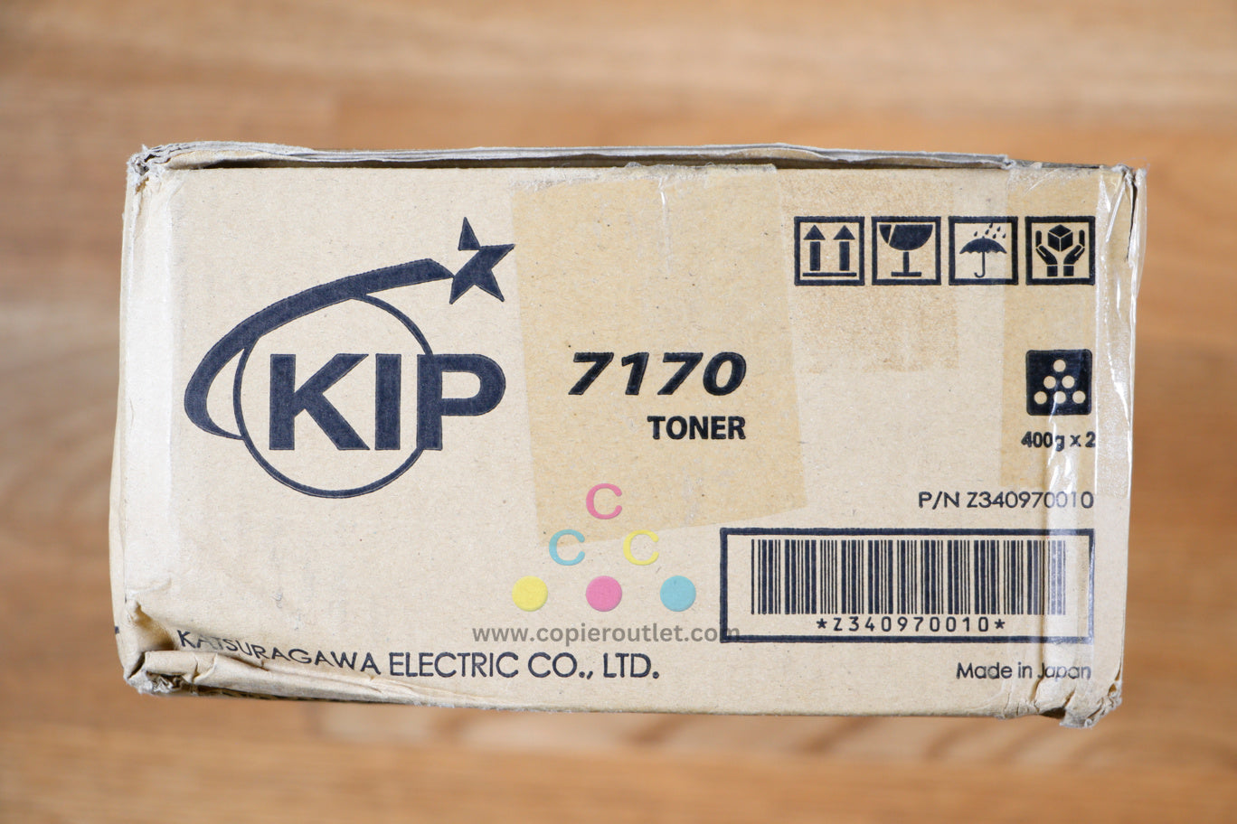 Genuine KIP 7170 Black Toner Cartridges KIP 7170 Print Systems 2/Box (2 x 400gm)