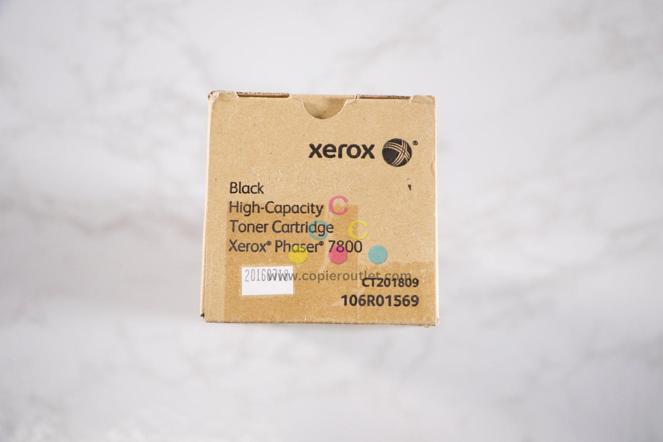 New OEM Xerox Phaser 7800 Black Toner Cartridge 106R01569 Same Day Shipping