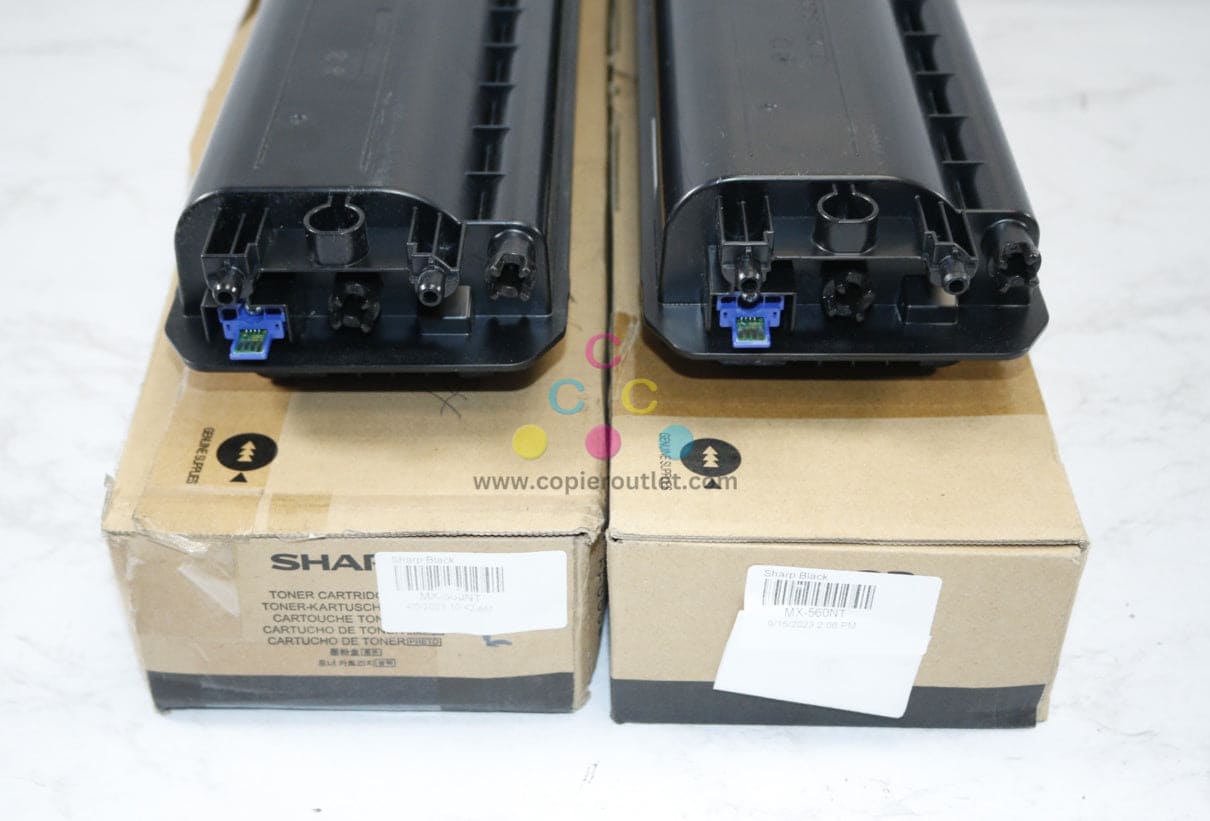 2 Open OEM Sharp MX-M2630,M2651,M3051 Black Toners MX-560NT Same Day Ship