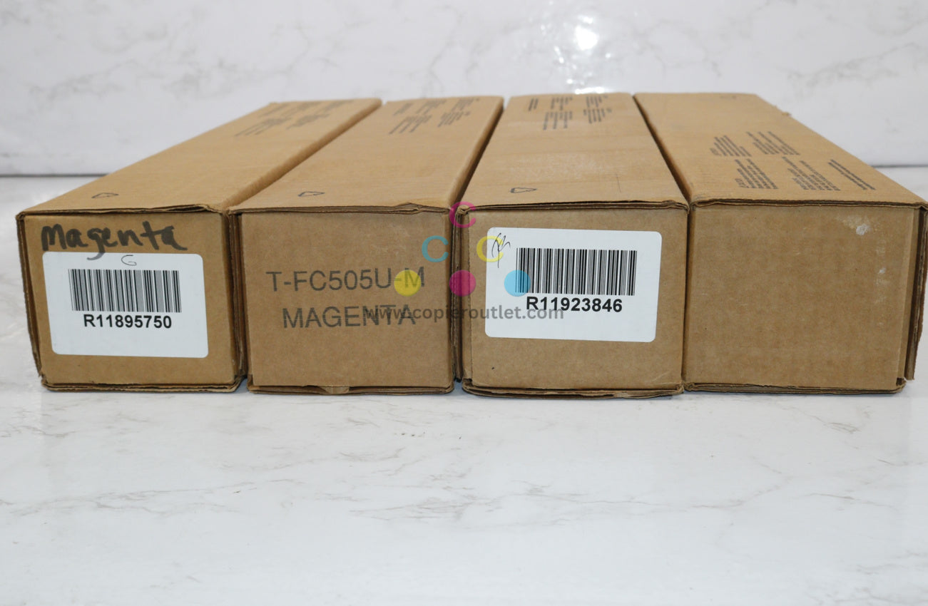 4 OEM Toshiba e-STUDIO 2505AC,3005AC,5005AC T-FC505U MMMY Toner Cartridges