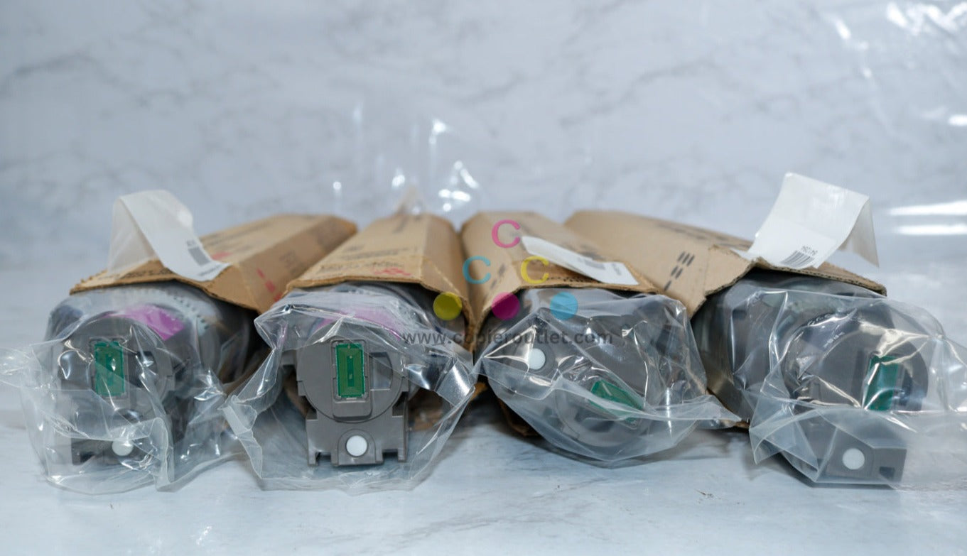 4 OEM Ricoh C5000,C5050,LD550C MMKK Toners 841284,841286 (3 New & 1 Open)