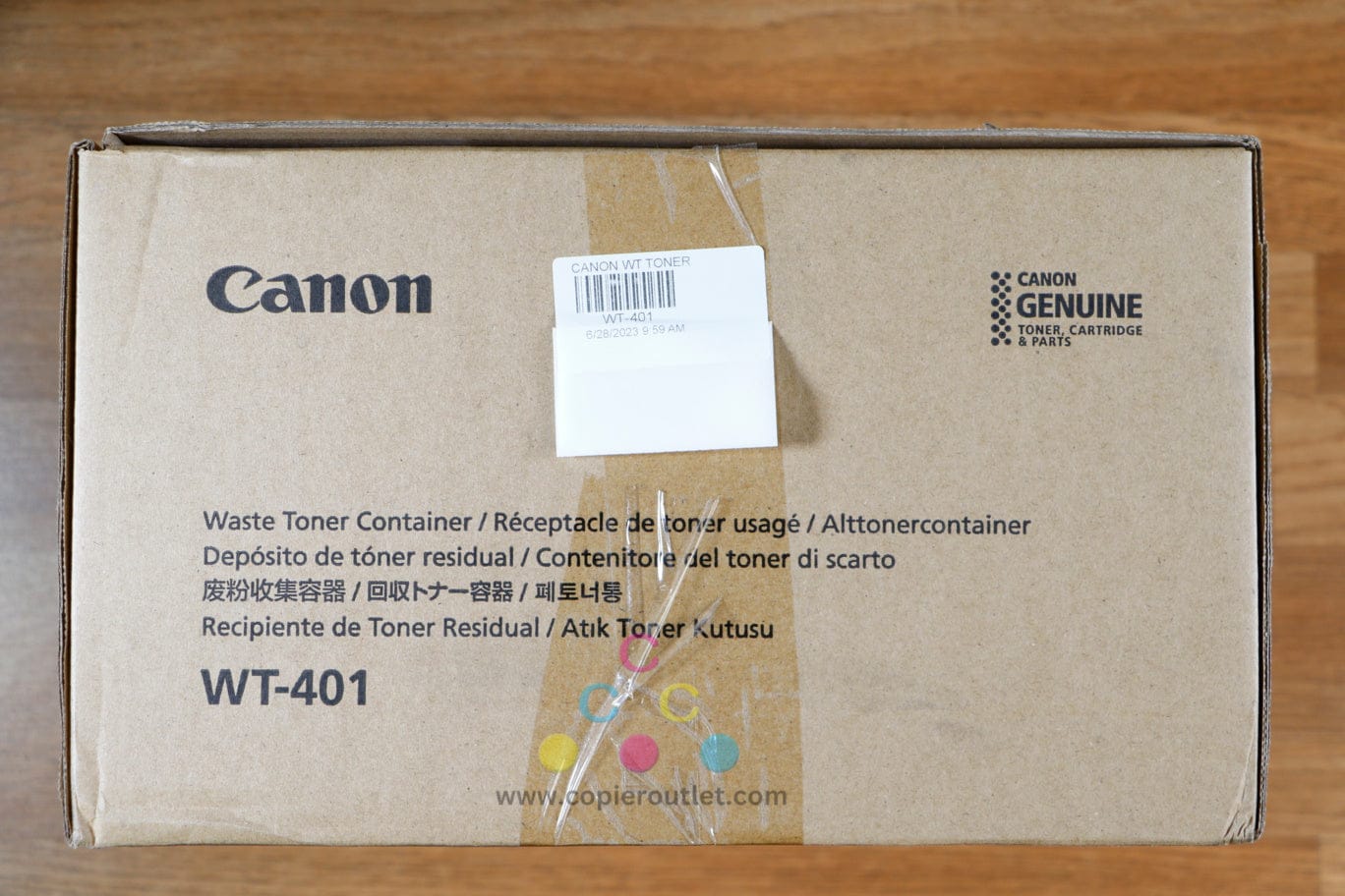 Genuine Canon WT-401 Waste Toner Container imagePRESS C60 C800 C910 FM0-4910-000