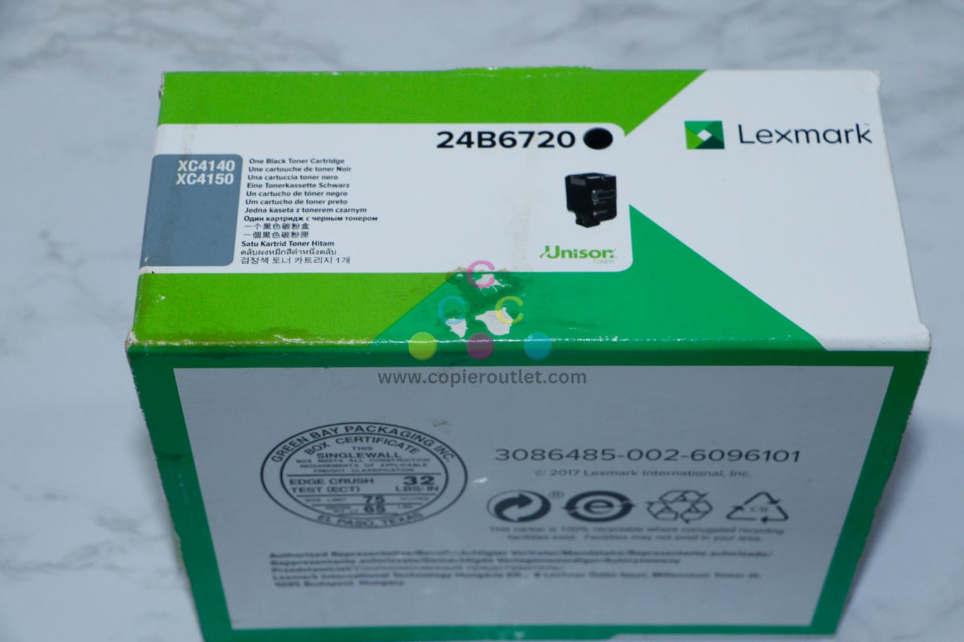 Lexmark 24B6720 Black High Yield Toner Cartridge For XC4140, XC4143, C4150,C4153