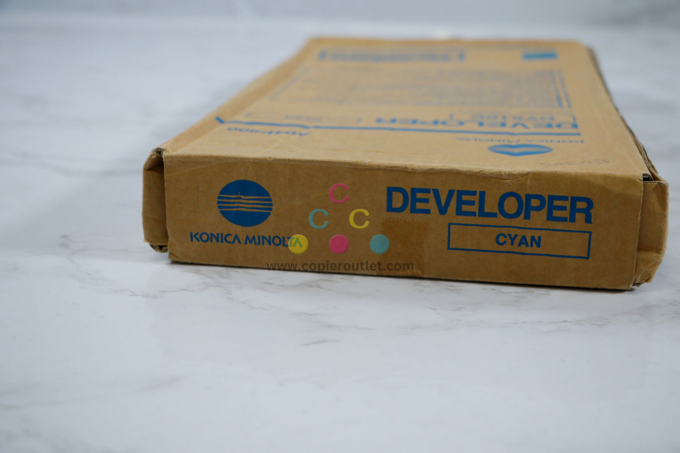 Open Box Genuine Konica DV610C Cyan Developer for BHPRO C5501,C6500eP,BP650,CS665