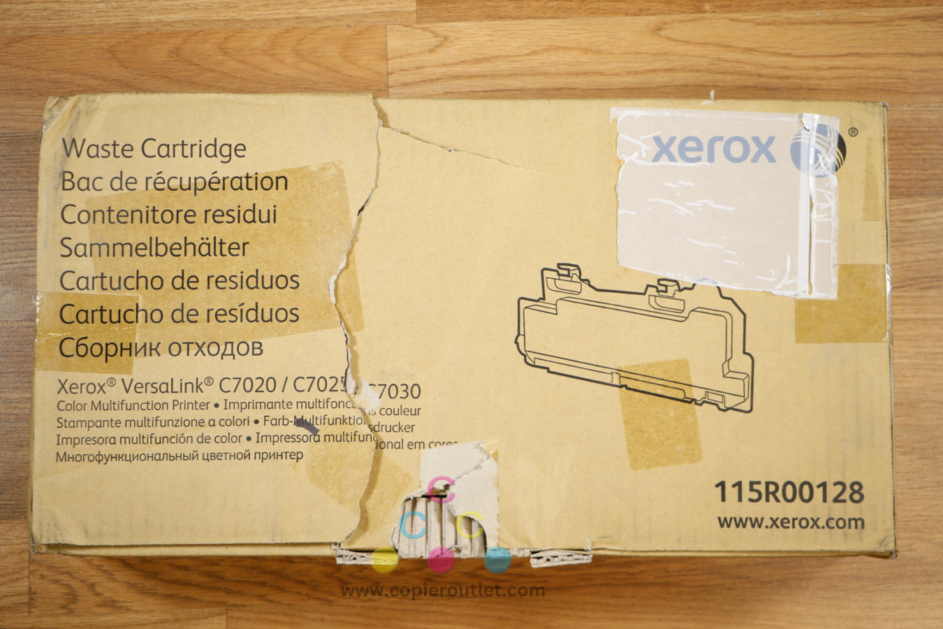 Open Genuine Xerox 115R00128 Waste Toner Container VersaLink C7020 C7125 C7130 !