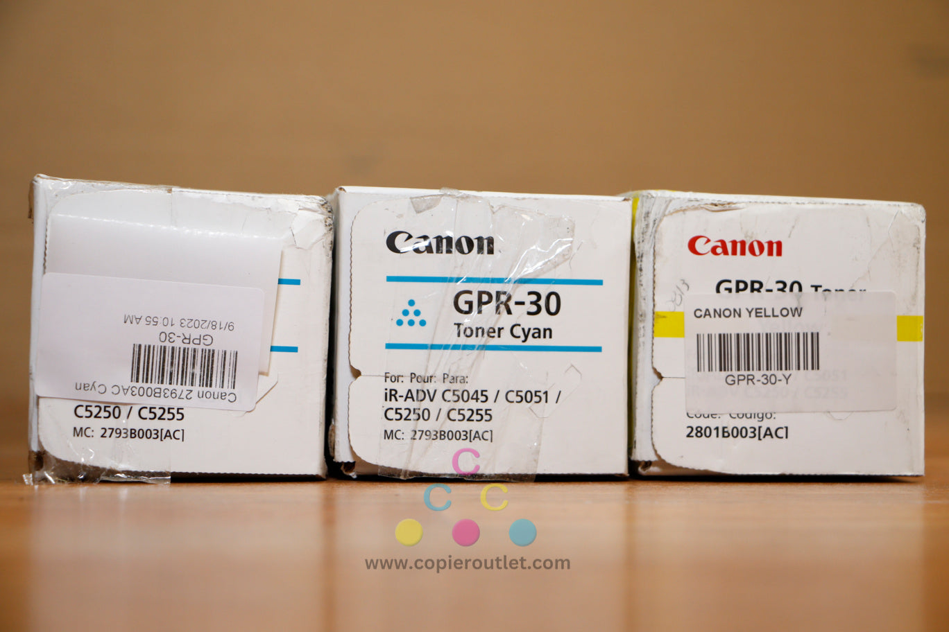 Cosmetic Canon GPR-30 CCY Toner Cartridges iRUN ADV C5045 C5051 C5255 Same Day!!