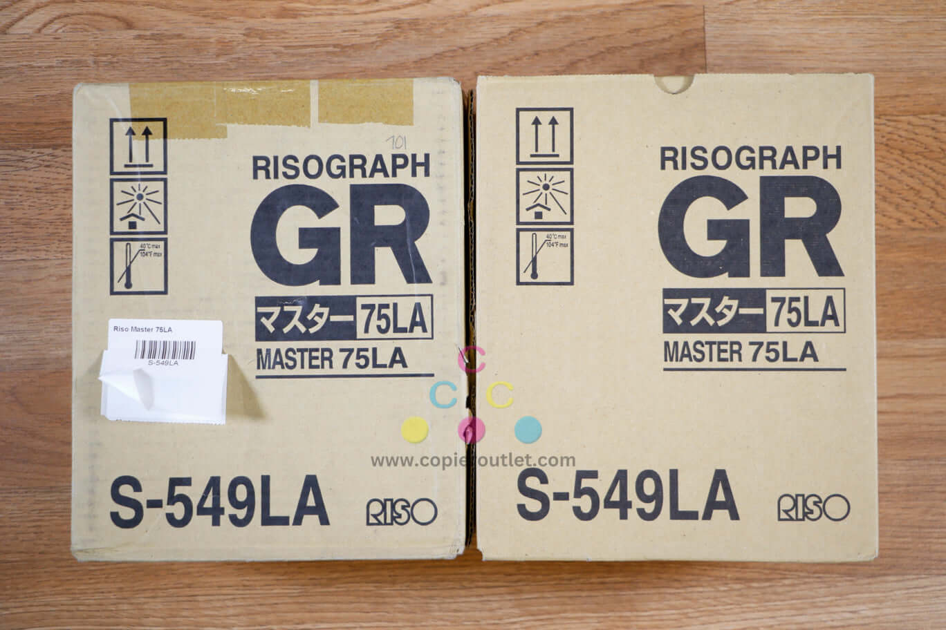 3 Rolls Only Genuine Riso S-549LA Black Master Roll Risograph GR1700/GR1750