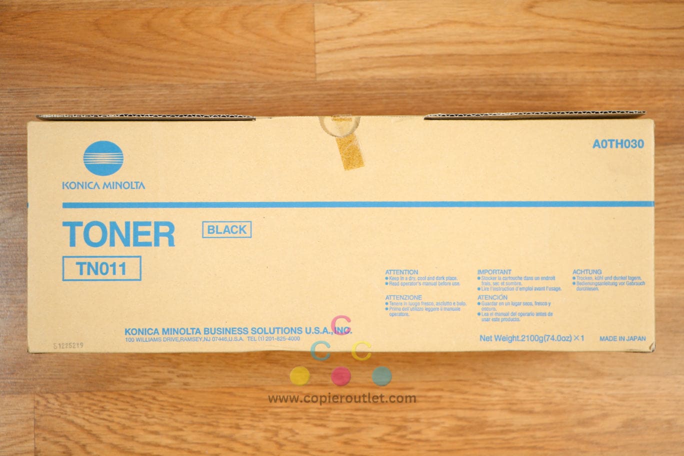 Genuine Konica Minolta TN011 Black Toner Cartridge BizHub Pro 1051 1200 1200P !!