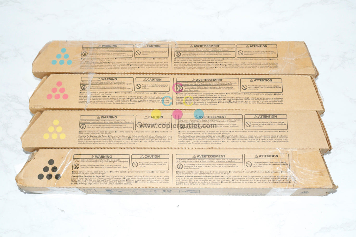 4 Cosmetic OEM Ricoh MPC4502,C4502A,C5502 CMYK Toner 841751,52,53,54