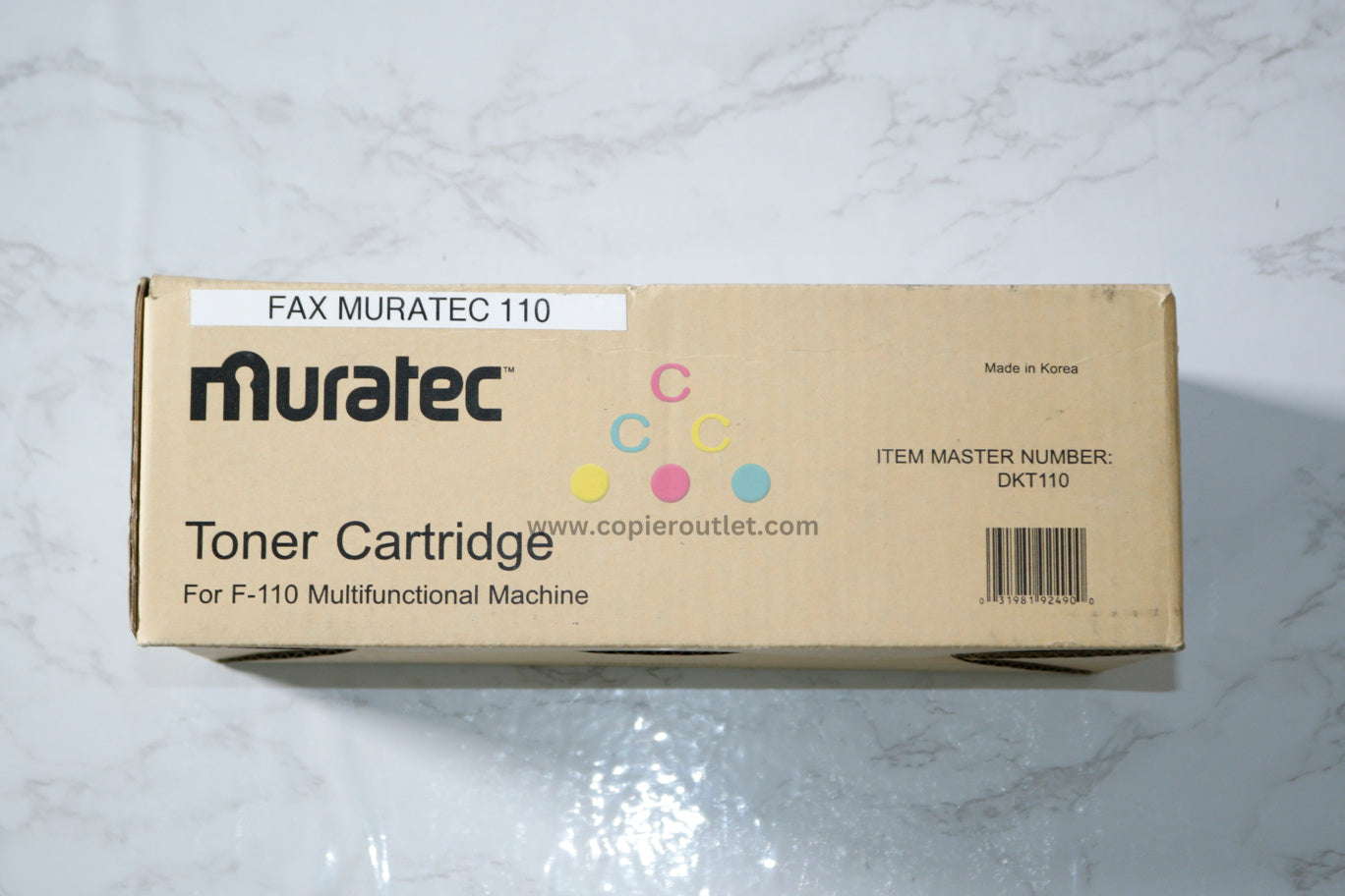 New OEM Muratec F110 Black Toner / Drum Cartridge DKT-110 (DKT110) Same Day Ship