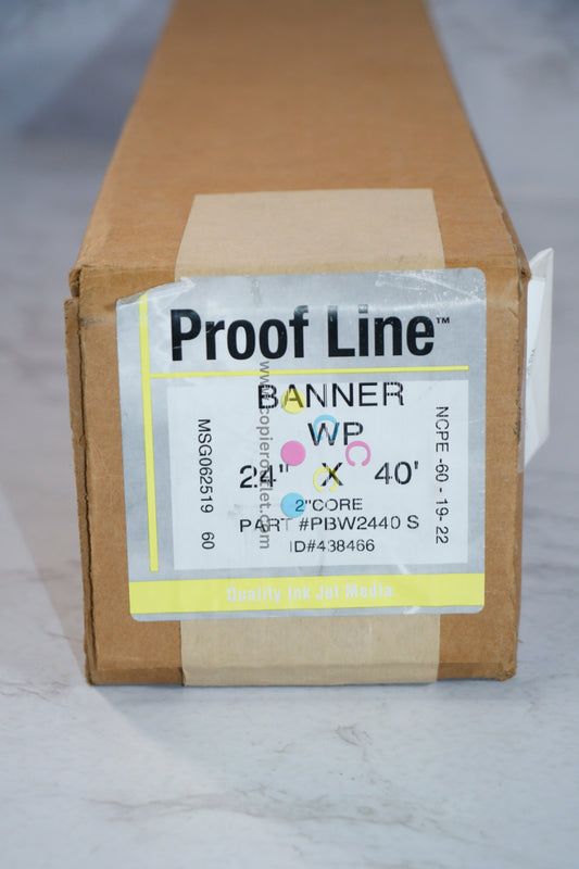 New Cosmetic OEM Proof Line Event Planner Wrap, PBW2440, 24''x40'' Roll Same Day Ship