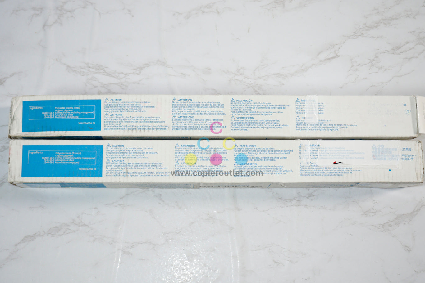 2 OEM Kyocera TASKalfa 3554ci Cyan Toner Cartridges TK-8377C, TK8377C