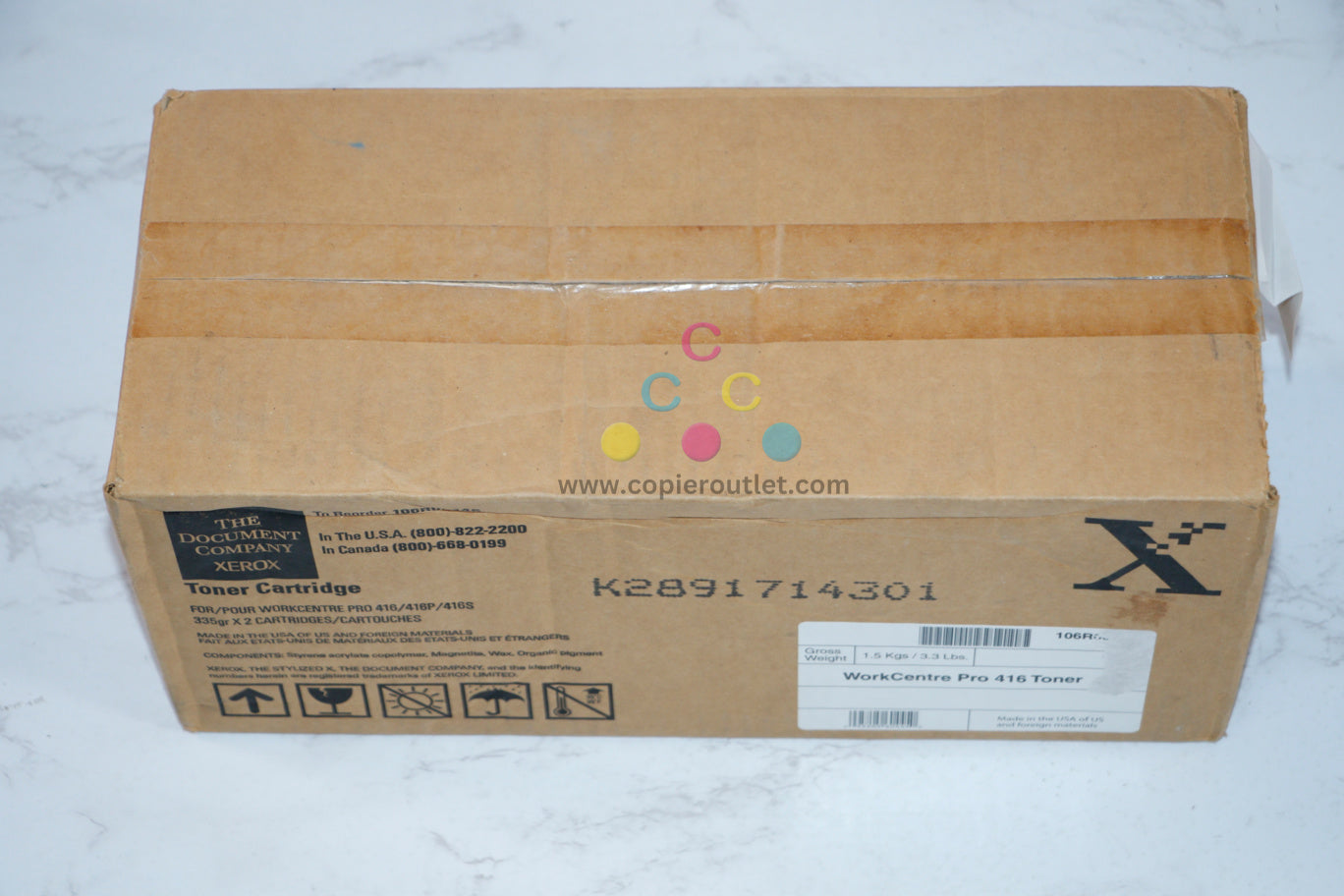 New OEM Xerox WorkCentre Pro416/416P/416S Toner Cartridge 106RO445 Same Day Ship