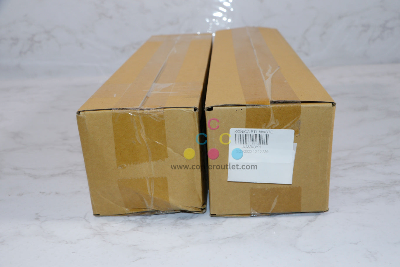 2 Compatible Konica BHC550i,C450i,C360i,C300i,C250i Waste Toner Boxes WX-107