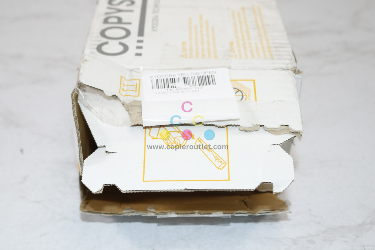 New Open OEM Kyocera Copystar CS 7052ci, 8052ci, 7353ci, 8353ci Yellow Toner TK-8739