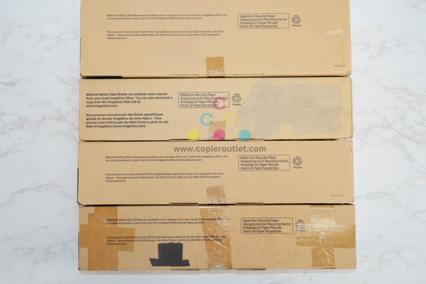 4 Cosmetic OEM Oce / Imagistic CM2520 CMYK Toner Cartridges 488-1,488-2,488-3,488-4