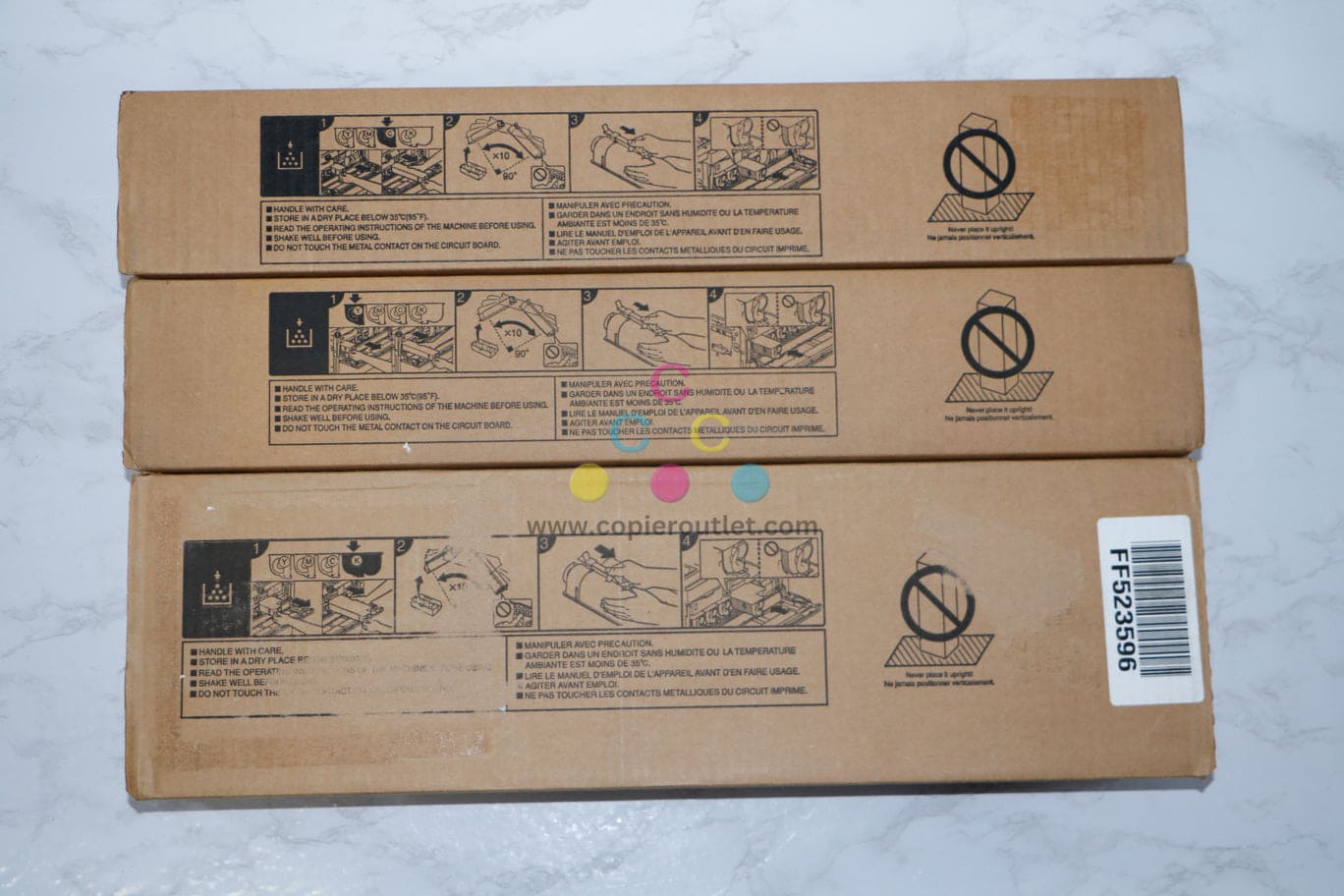 Toshiba T-FC556U CYK Toner Cartridges eSTUDIO 5506AC/7506ACT Same Day Shipping!