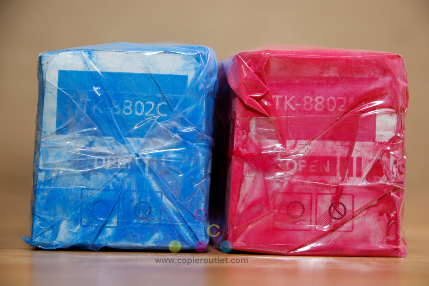 Leaking Genuine Kyocera TK-8802 Cyan Magenta Toner Kit ECOSYS P8060cdn No Return