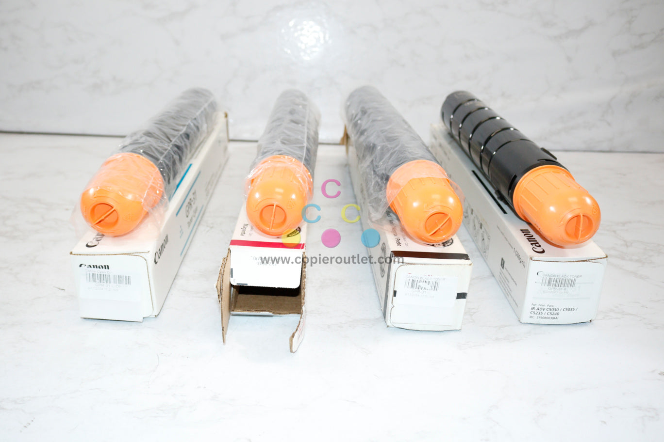 4 Open OEM Canon iR Advance C5030,C5035,C5235 CMKK GPR-31 Toners